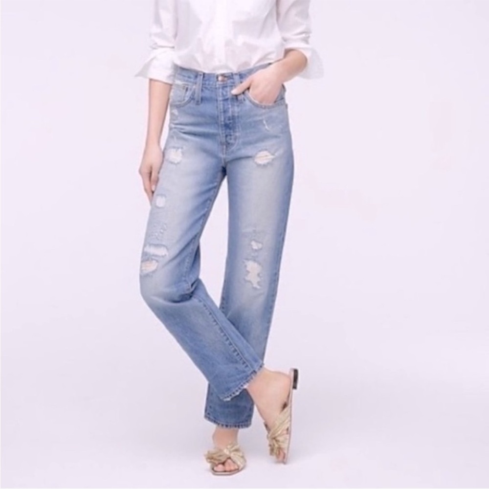 J. Crew Boyfriend Jeans - Faded Blue
